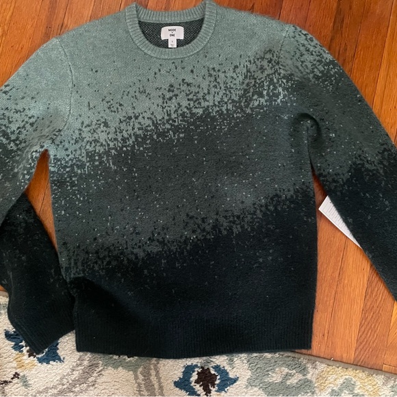 Men’s Ombre crewneck sweater Size S - Picture 2 of 6